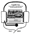 Typewrite Copy-Editing, Transcription and Typing Services CC Logo