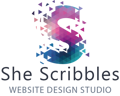She Scribbles Studio Logo