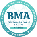BMA Fiberglass Pools and Patios Logo