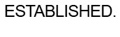 ESTABLISHED. Logo