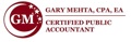 Gary Mehta, CPA, EA Logo