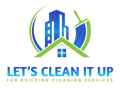 Let’s Clean It Up Building Cleaning Services Est Logo