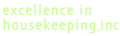 Excellence in Housekeeping, Inc. Logo