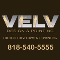 VELV Design & Printing Logo