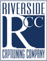Riverside Captioning Company Logo