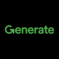 Generate Growth Hacking & Marketing Agency Logo
