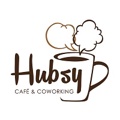 Hubsy Café & Coworking Logo