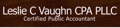 Leslie C Vaughn CPA Logo