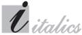 italics Logo