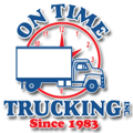On Time Trucking Logo