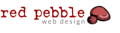 Red Pebble Web Design Logo