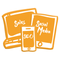 Sales, SEO and Social Media Logo