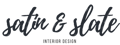 Satin & Slate Interiors Logo