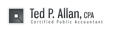 TED P ALLAN, CPA Logo