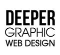 THE DEEPER GRAPHIC WEB DESIGN Logo