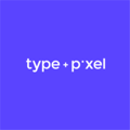 Type and Pixel Logo
