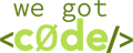 WeGotCode.com Logo