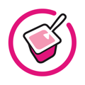 Yogur de fresa Logo