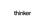 thinker ecommerce Logo