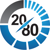 20-80 Solutions Logotype