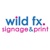 WILD FX Signage & Print Logo