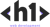 H1 Web Development Logo