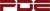PDE - Pacific Design Engineering Logotype