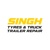Singh Tyers And Truck Trailer Repair Logotype