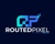 routed pixel Logotype