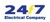 24/7 Electrical Company Logo