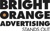 Bright Orange Advertising Logo