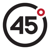 45 Degrees North Logo