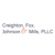 Creighton, Fox, Johnson & Mills, PLLC Logotype