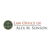 Law Offices of Alex M. Sonson Logotype