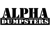 Alpha Dumpsters Logotype