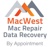 Macwest Data Recovery & Mac Repair Logo