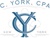 C York CPA Logo