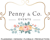 Penny & Co. Events Logo