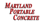 Maryland Portable Concrete Logotype