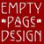 Empty Page Design Logo