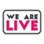 We Are Live Logo