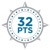 32 Points Marketing Logotype