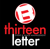Thirteen Letter Logo