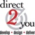 direct2you Postcards Logo