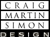 Craig Martin Simon Design Logo