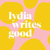 Lydia Writes Good Logo