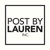 Post By Lauren Inc. Logo