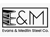 Evans & Medlin Steel Co. Logotype
