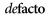 de facto Infotech Logo