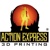 Action Express 3D Printing Logo